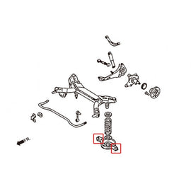 Hardrace Boccole LOWER ARM Posteriore 4 Pezzi 7785 - MAZDA 6 GG-GY 02-08