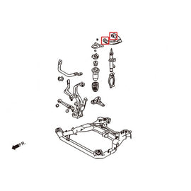 Hardrace Boccole UPPER ARM Anteriore Plastica Rinforzata 4 Pezzi - MAZDA 6  GG/GY 02-08