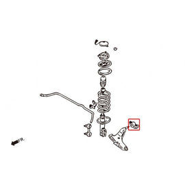 Hardrace Boccole Anteriore LOWER RINFORZATO ASSY RH+LH - MITSUBISHI 3000GT Z15A 90-00