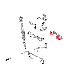 Hardrace Boccole LOWER ARM Posteriore ALU BODY PILLOWBALL 6 Pezzi - MITSUBISHI LANCER EVO 4 5 6 7 8 9