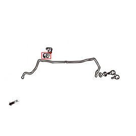 Hardrace Boccole Barra Stabilizzatrice Posteriore 19mm Rinforzate 2 Pezzi/S - MITSUBISHI ECLIPSE 2G 3G 95-05