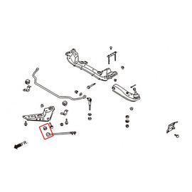 Hardrace Boccole TENSION CASTOR ROD Poliuretano 2 Pezzi/SET - Nissan Silvia 200SX S13 S14 S15 300ZX SKYLINE R32 R33 R34