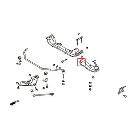 Hardrace Boccole LOWER CONTROL ARM Anteriore Plastica 2 Pezzi/SET - Nissan Silvia 200SX S13 300ZX Z32 Skyline R32