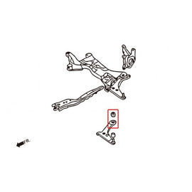 Hardrace Boccole LOWER ARM Anteriore Plastica 2 Pezzi - MITSUBISHI LANCER MIRAGE Fortis 07+