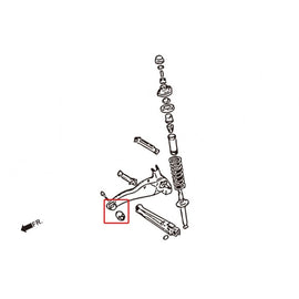 Hardrace Boccole TRAILING ARMPILLOWBALL 2 Pezzi/SET - MITSUBISHI LANCER VIRAGE 93-00