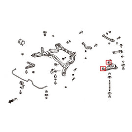 Hardrace Boccole LOWER ARM Posteriore 4 Pezzi Plastica 6740 - Nissan Silvia 200SX S14 Skyline R33 R34