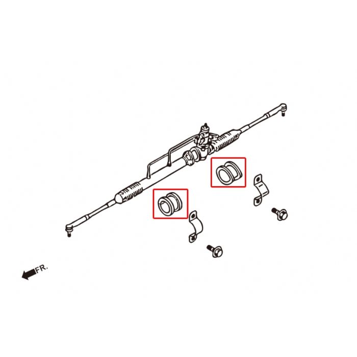 Hardrace Boccole TPV STEERING 2 Pezzi/SET - NISSAN PRIMERA 93-97 P10