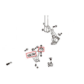 Hardrace Boccole LOWER ARM Anteriore Plastica - Toyota CAMRY/RX330/RX350/ESTIMA/PREVIA