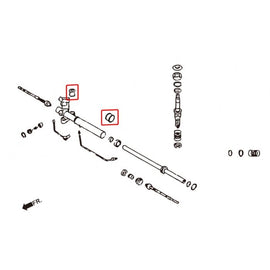 Hardrace Boccole RINFORZATE Piantone di Sterzo 3 Pezzi/S - Subaru IMPREZA GE-GR FORESTER SH