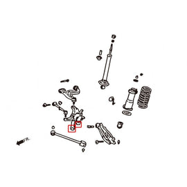 Hardrace Boccole KNUCKLE Posteriore 2 Pezzi TO Posteriore LOW ARM - Lexus IS200 IS300 99-05