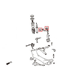 Hardrace Boccole UPPER ARM Anteriore Plastica Rinforzata 4 Pezzi/SET - LEXUS GS300 98-05