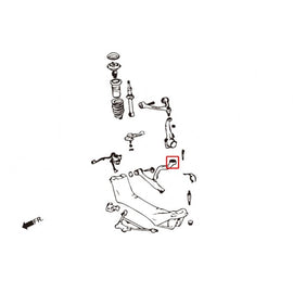 Hardrace Boccole Anteriore TENSION ROD Plastica 2 Pezzi - LEXUS GS300 98-05