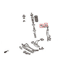 Load image into Gallery viewer, Hardrace Boccole UPPER ARM Anteriore Plastica 4 Pezzi/SET - Lexus IS250 IS350 GS350 06-13