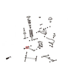 Hardrace Boccole ARM Posteriore Anteriore Plastica Rinforzata 2 Pezzi/SET - TOYOTA MARK II / CHASER JZX90/100