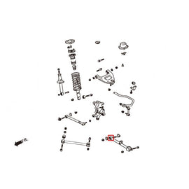 Hardrace Boccole LOWER ARM Posteriore Plastica Rinforzata 2 Pezzi/SET - TOYOTA MARK II / CHASER JZX90/100