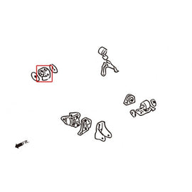 Hardrace Supporti Motore Rinforzati Lato Destro - MITSUBISHI LANCER EVO 7 8 9