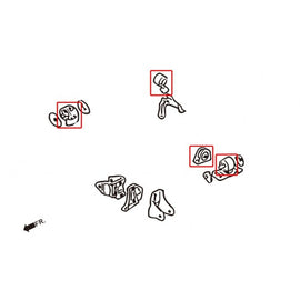 Hardrace Supporti Motore Rinforzati 4 Pezzi/SET - MITSUBISHI LANCER EVO 7 8 9 USDM 5 Marce