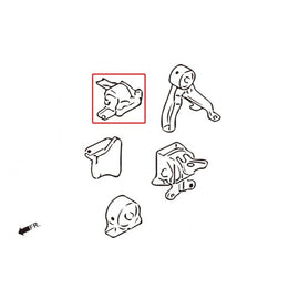 Hardrace Supporto Motore STREET RIGHT SID - MITSUBISHI LANCER MIRAGE Fortis 07+