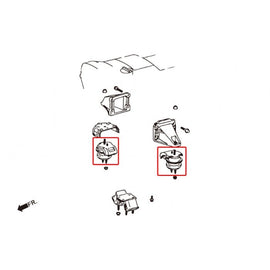 Hardrace Supporti Motore Rinforzati 2 Pezzi/SET - TOYOTA MARK II / CHASER JZX90/100