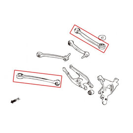 Hardrace LOWER ARM Posteriore Anteriore (PILLOWBALL) 2 Pezzi/SET - BMW Serie 3 M3 F80 Serie 4 M4 F82