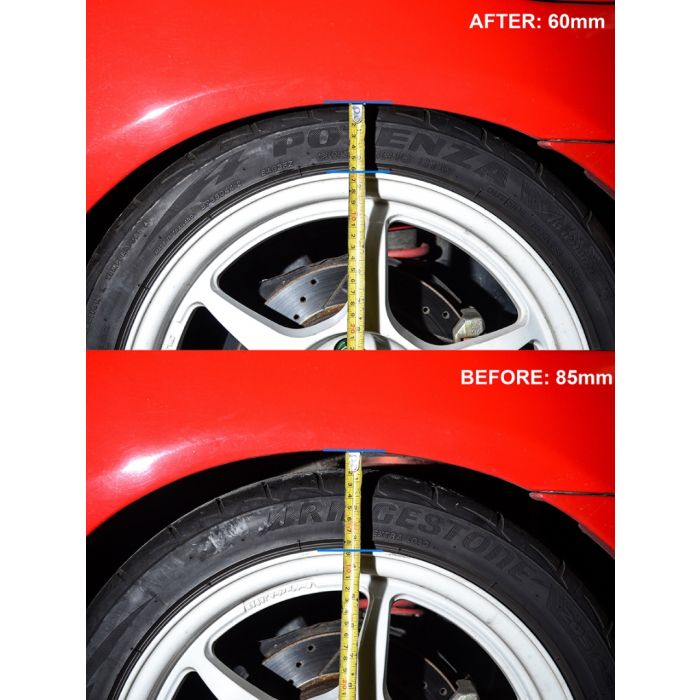 Hardrace LOWER ARM Posteriore STANCE USE Solo +20mm EXTENSION 2 Pezzi - Honda HONDA CIVIC EG, EH, EJ1/2