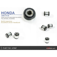 Load image into Gallery viewer, Hardrace Boccole SHOCK ABSORBER Posteriore PILLOWBALL 2 Pezzi/SET - HONDA CIVIC EM2, ES1, EP1/EP2/EP3/EP4, EU 01-05
