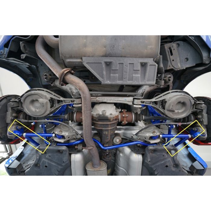 Hardrace TRACTION ROD / RADUIS ARM Posteriore Plastica 2 Pezzi/SET - Nissan 350Z Infiniti G35
