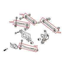 Carica l&#39;immagine nel visualizzatore di Gallery, Hardrace R TOE ARM PB 2 Pezzi 7436 - BMW Serie 1 F20 F21 Serie 2 F22 Serie 3 F30 31 Serie 4 F32 F33 F36