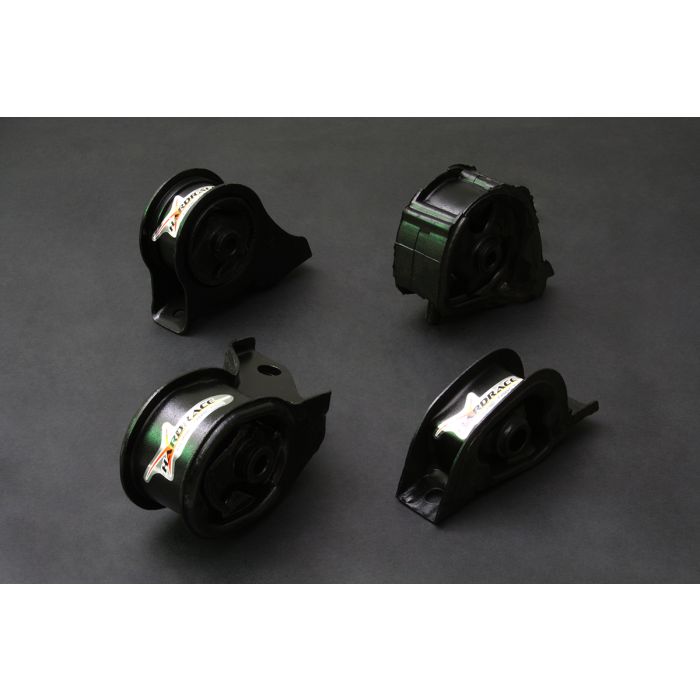 Hardrace Supporti Motore Rinforzati 4 Pezzi/SET - HONDA CIVIC EC,ED,EE,EF CRX EF6/7/8 Automatica