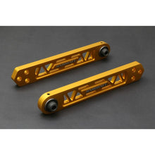 Carica l&#39;immagine nel visualizzatore di Gallery, Hardrace LOWER ARM Posteriore GOLD Plastica 2 Pezzi/SET - HONDA CIVIC EM2, ES1, EP1/EP2/EP3/EP4, EU