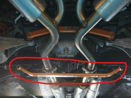 Infinity FX35/45 ( Audi S51 ) Barra di irrigidimento posteriore inferiore (long) - em-power.it