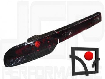 Nissan 200sx S13 89/93 2dr Coupe Fanali Posteriori Crystal red/clear smoke