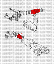 Carica l&#39;immagine nel visualizzatore di Gallery, Toyota Supra MK4 NA Kit tubi silicone Air intake