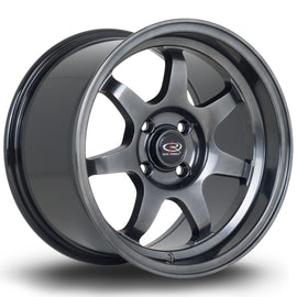 Cerchio in Lega Rota K7 15x9 4x100 ET36 Hyper Black