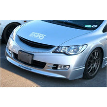 Carica l&#39;immagine nel visualizzatore di Gallery, Lip Paraurti Anteriore Mugen Style Nero in Plastica ABS Honda Civic FD FA Pre Facelift