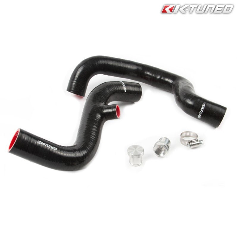K-Tuned Silicone Radiator Hoses K-Swap Driver Side With Optional Fan Switch Bung (Civic 91-01/Del Sol/Integra) - em-power.it