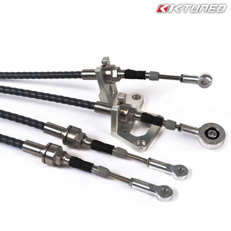 K-Tuned Race-Spec Shifter Cables & Bracket (Civic/CRX 87-01/Del Sol/Integra 90-01 /w H22-Swap) - em-power.it