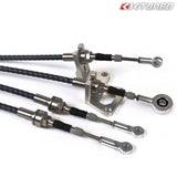 K-Tuned Race-Spec Shifter Cables & Bracket (Civic/CRX 87-01/Del Sol/Integra 90-01 /w H22-Swap)
