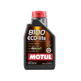 Motul 8100 Eco-Lite Dexos1 5W30 Olio Motore (GM, Honda, Subaru, Toyota...) 1L