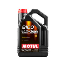 Carica l&#39;immagine nel visualizzatore di Gallery, Motul 8100 Eco-Clean 0W20 LL-14 FE+ Olio Motore (BMW, Mini, Alfa Romeo, Fiat, Mercedes) 5L