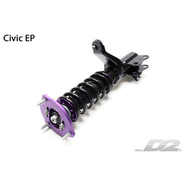 Assetto Regolabile D2 Street Coilover per Honda Civic Type R EP3 (01-05)