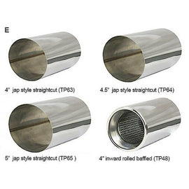 Cobra Sport Scarico Sportivo Cat Back per Subaru Impreza GD / GG 2.0 & 2.5L Turbo Ø3