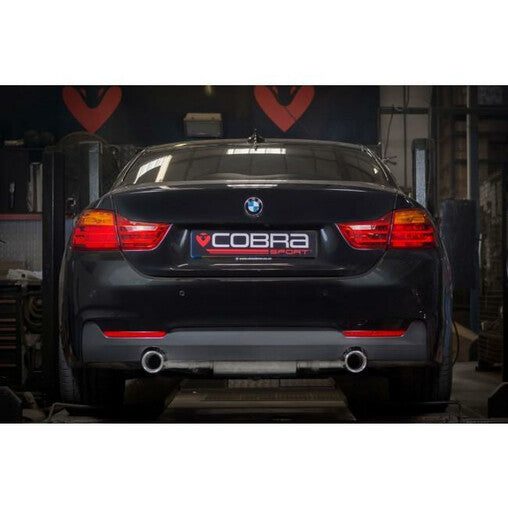 Cobra Sport "440i Style" Scarico Sportivo con Silenziatore per BMW 435d Serie 4 F32, F33 & Serie 4 F36 (13-20)