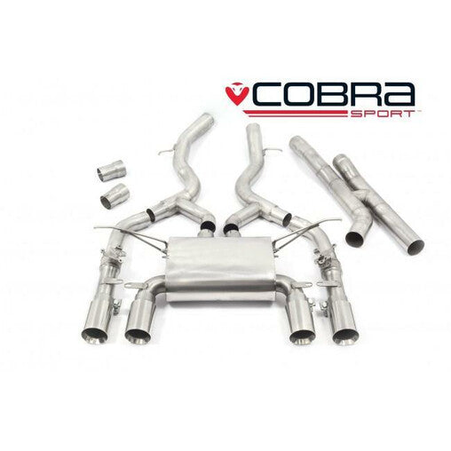 Cobra Sport Valved Secondary Cat Back per BMW M4 F82