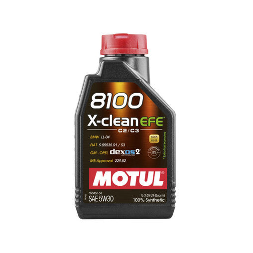 Motul 8100 X-Clean EFE 5W30 Olio Motore (Mercedes, BMW, Opel, Fiat) 1L