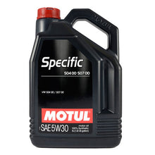 Carica l&#39;immagine nel visualizzatore di Gallery, Motul 5W30 Specifico 504 00 507 00 Olio Motore (VAG Long Life) 5L