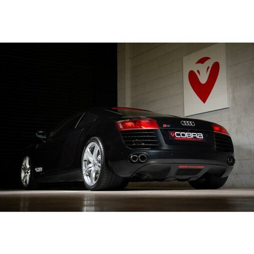 Cobra Sport Scarico Sportivo Cat Back con Valvola per Audi R8 V8 (07-13)