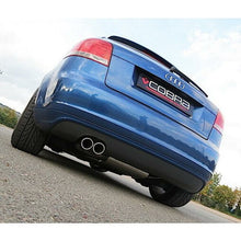 Load image into Gallery viewer, Cobra Sport Scarico Sportivo Cat Back per Audi A3 8P 3 Porte, 2.0L TDI 170, 2WD, Twin Tip (08-12)