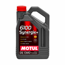 Carica l&#39;immagine nel visualizzatore di Gallery, Motul 6100 Synergie+ 10W40 Olio Motore (5L) (Mercedes, Renault, VW, PSA)