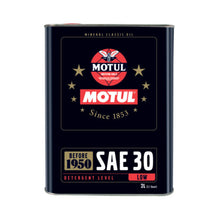 Carica l&#39;immagine nel visualizzatore di Gallery, Motul Historique Olio Motore - SAE30 (2L)